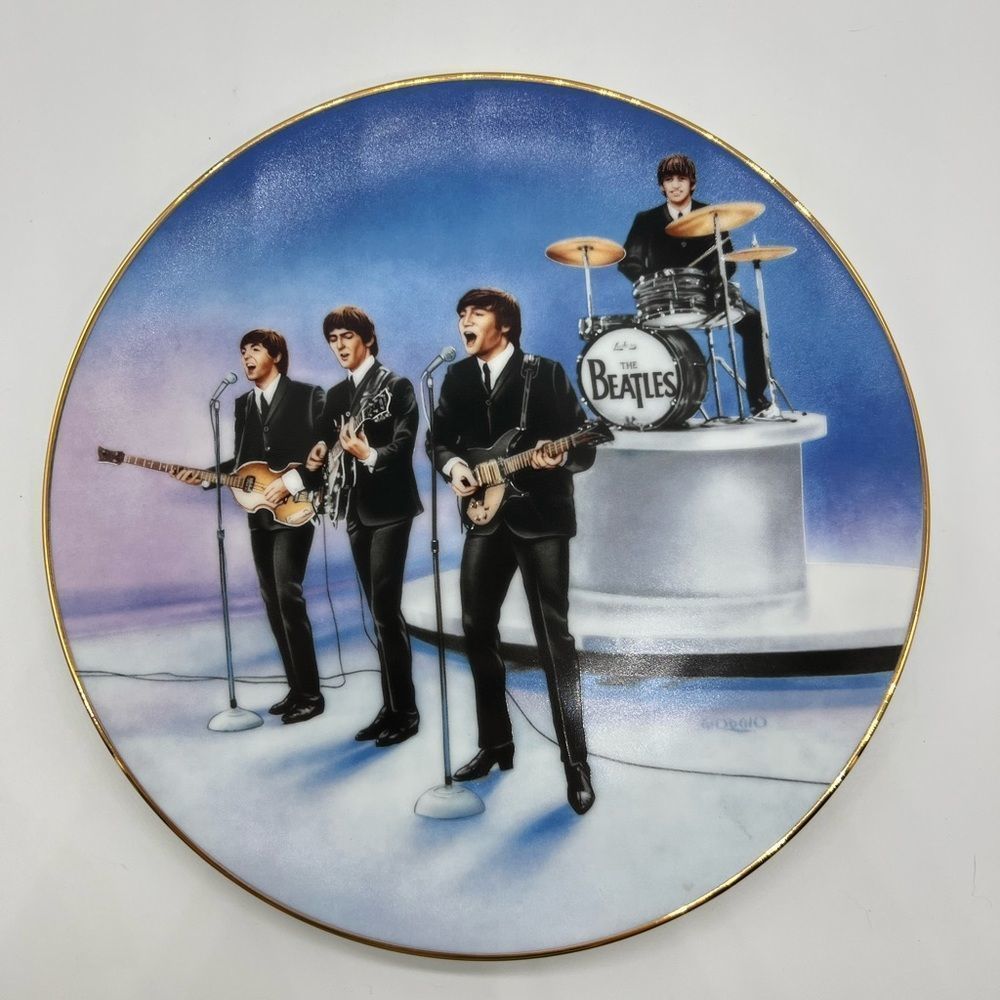 Beatles Live in Concert Plate Set